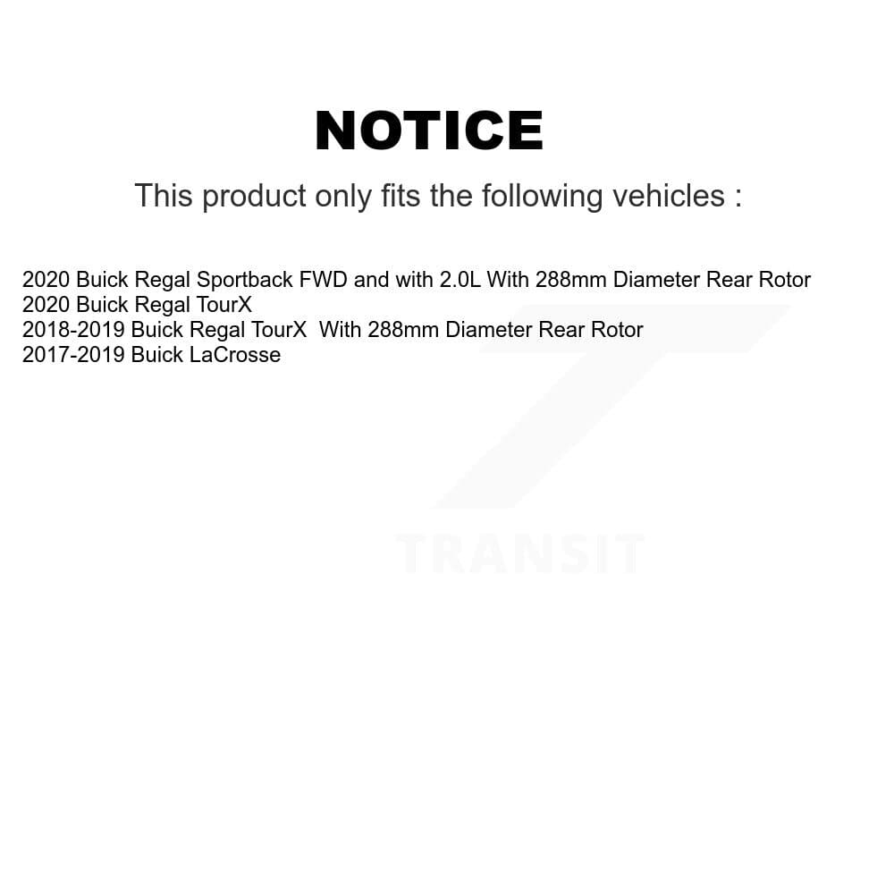 Transit Auto - KCD-100597S - Rear Disc Brake Kits image 24