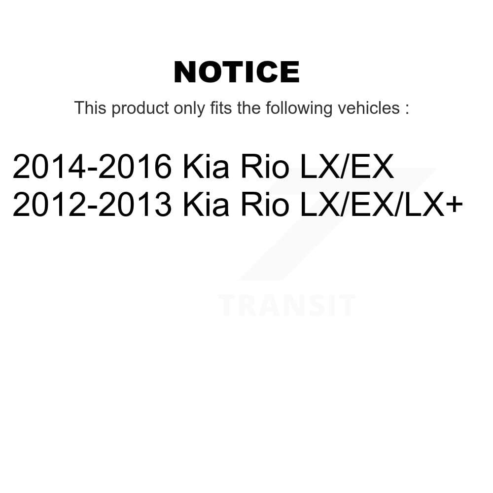 Transit Auto - KCD-100630N - Front and Rear Disc Brake Kits image 24