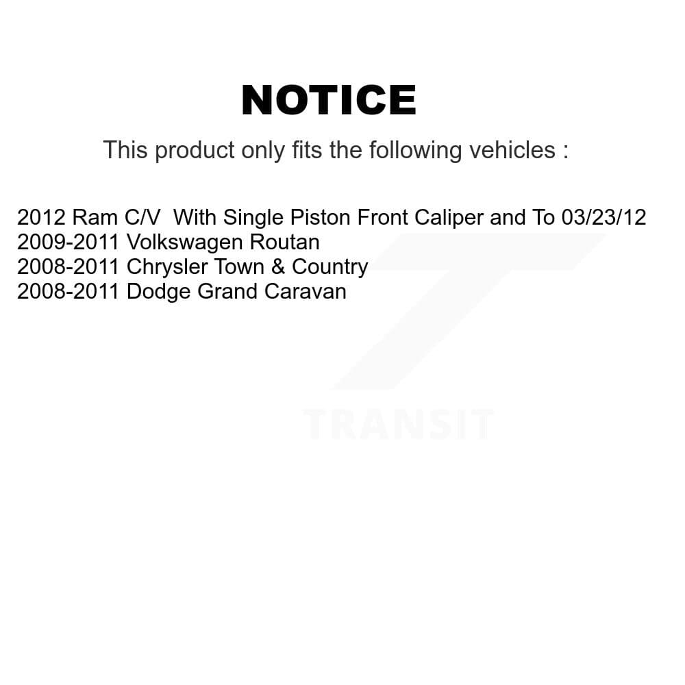 Transit Auto - KCD-100633P - Rear Disc Brake Kits image 24
