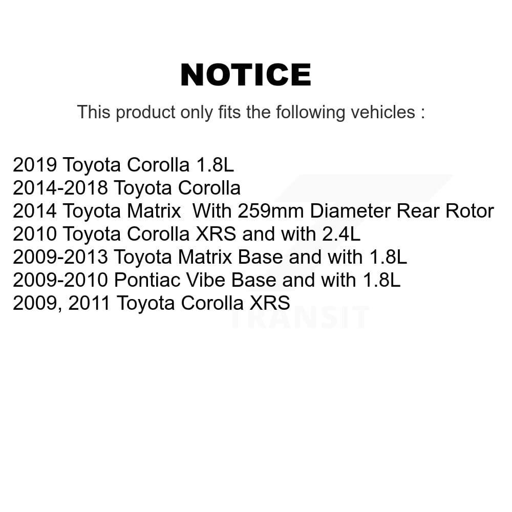 Transit Auto - KCD-100636S - Rear Disc Brake Kits image 24