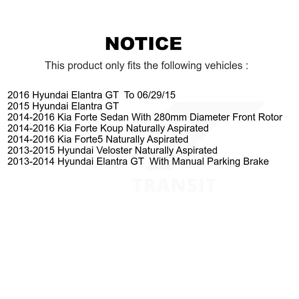 Transit Auto - KCD-101099N - Front and Rear Disc Brake Kits image 24