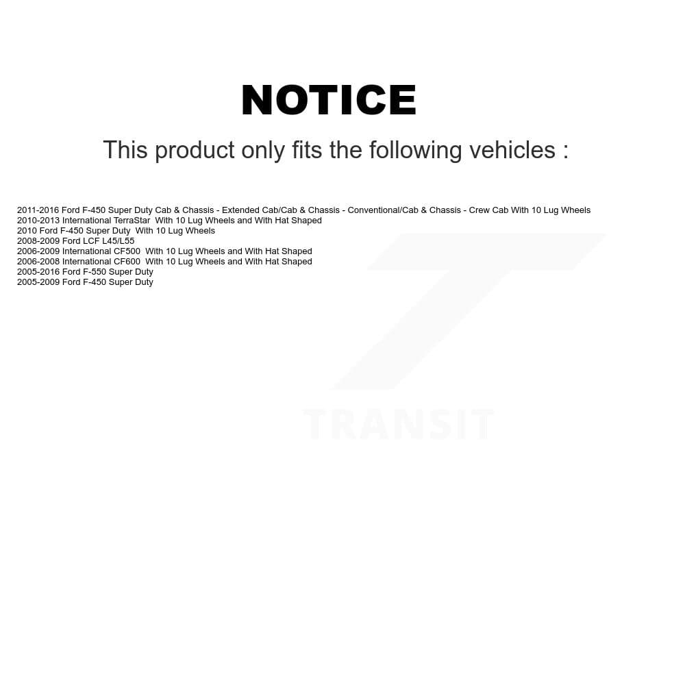 Transit Auto - KCD-101336N - Rear Disc Brake Kits image 24