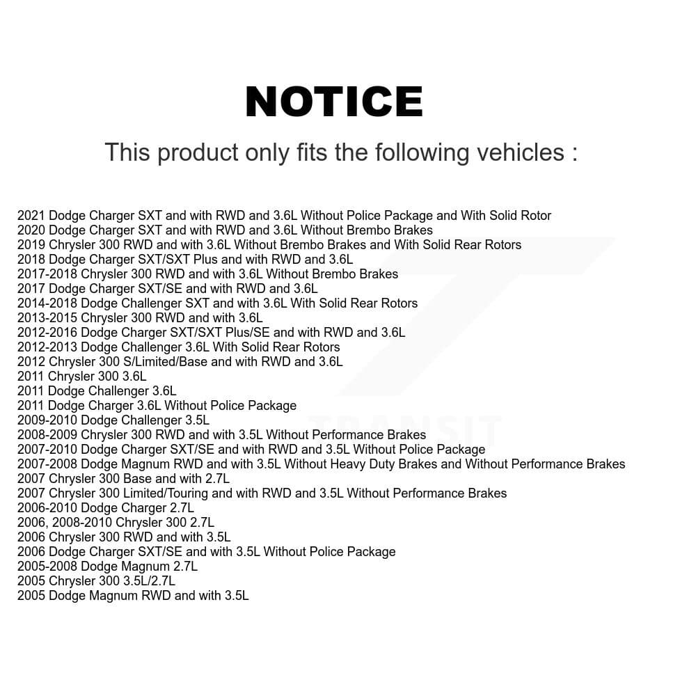Transit Auto - KCD-101363N - Rear Disc Brake Kits image 24