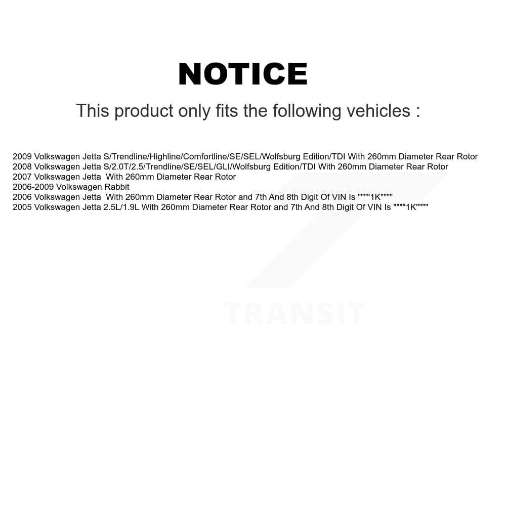 Transit Auto - KCD-101401N - Rear Disc Brake Kits image 24