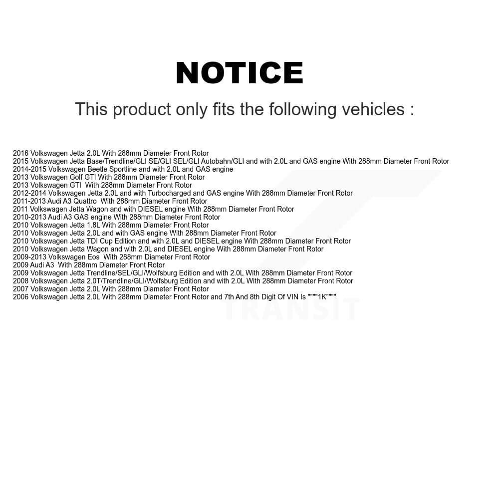 Transit Auto - KCG-100003N - Front Disc Brake Kits image 24