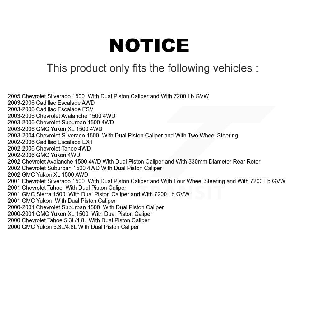 Transit Auto - KCG-100065T - Rear Disc Brake Kits image 24