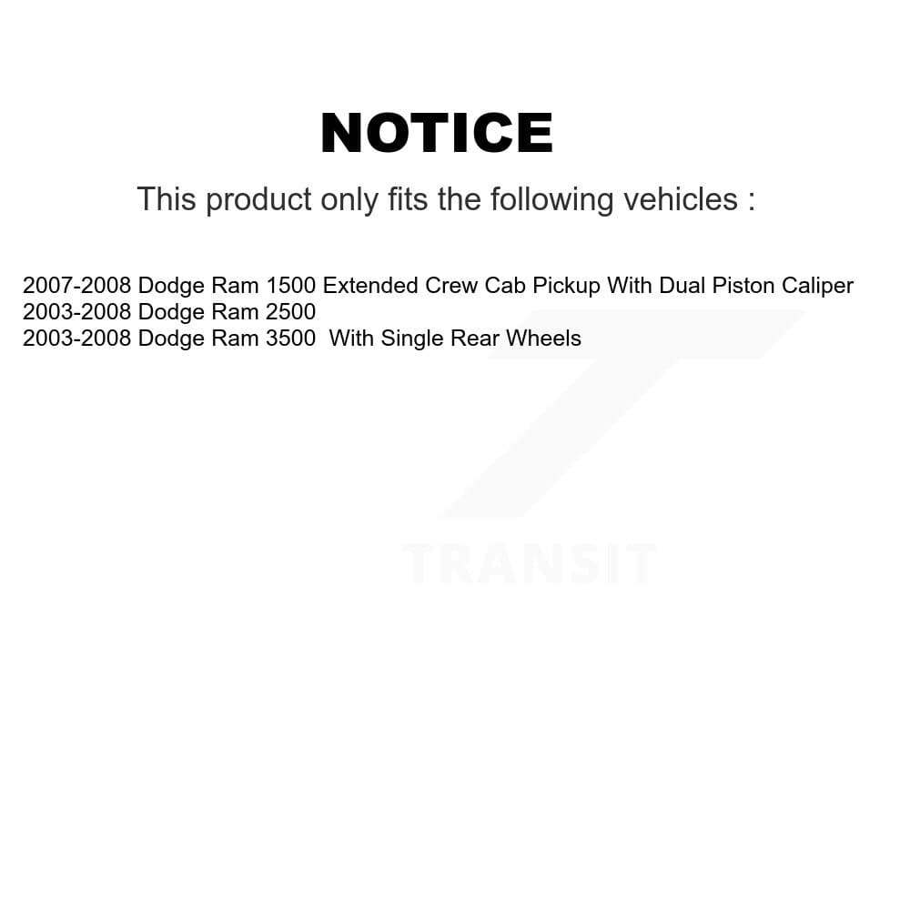 Transit Auto - KCG-100083S - Rear Disc Brake Kits image 24