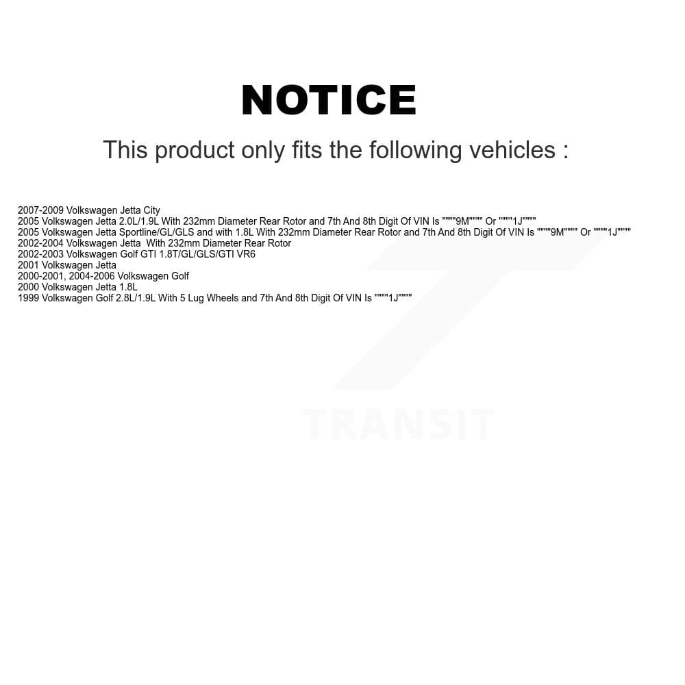 Transit Auto - KCG-100104T - Rear Disc Brake Kits image 24