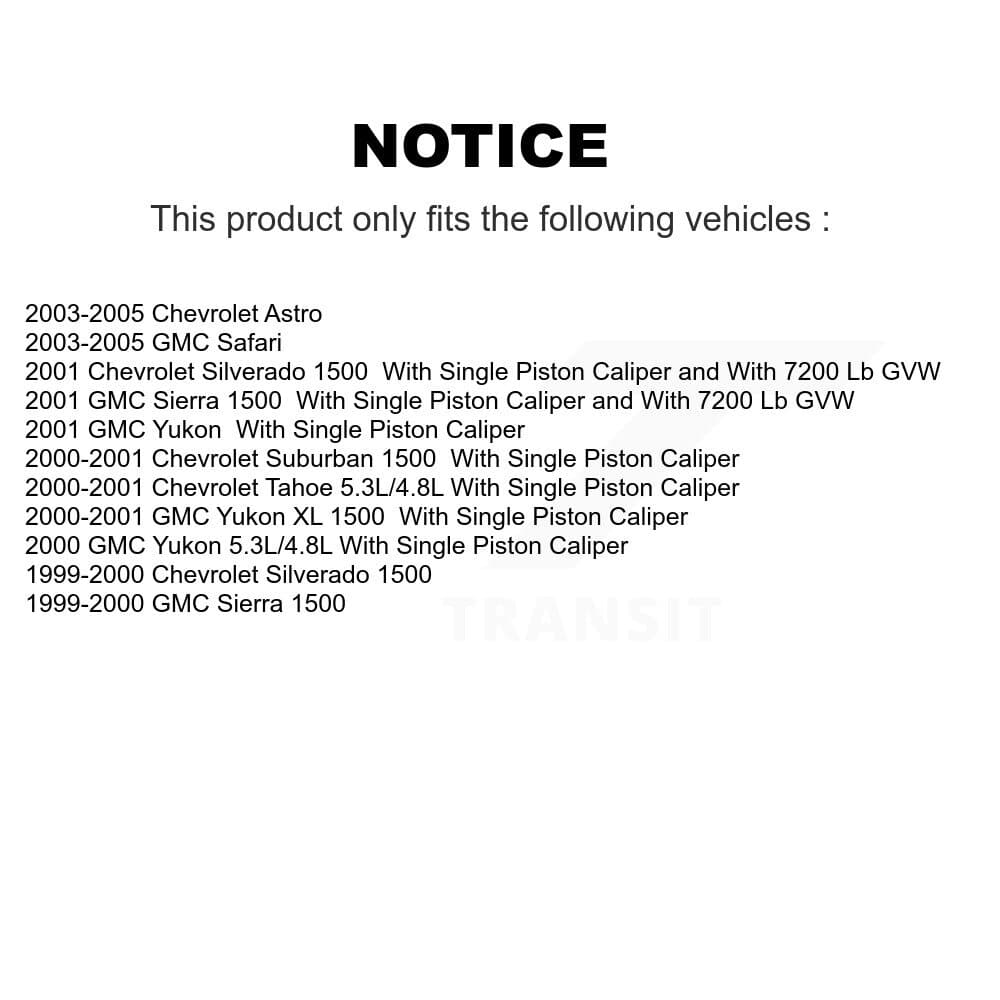 Transit Auto - KCG-100153T - Rear Disc Brake Kits image 24