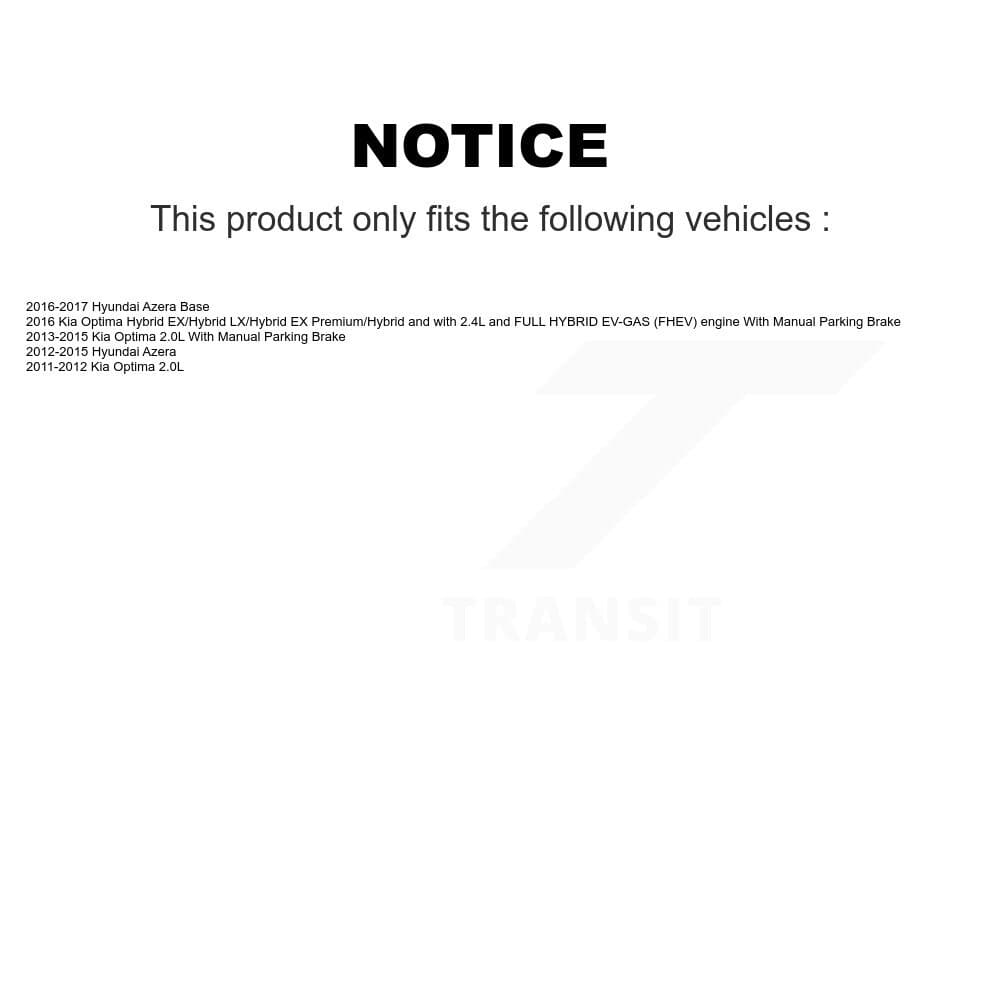 Transit Auto - KCG-100184P - Rear Disc Brake Kits image 24
