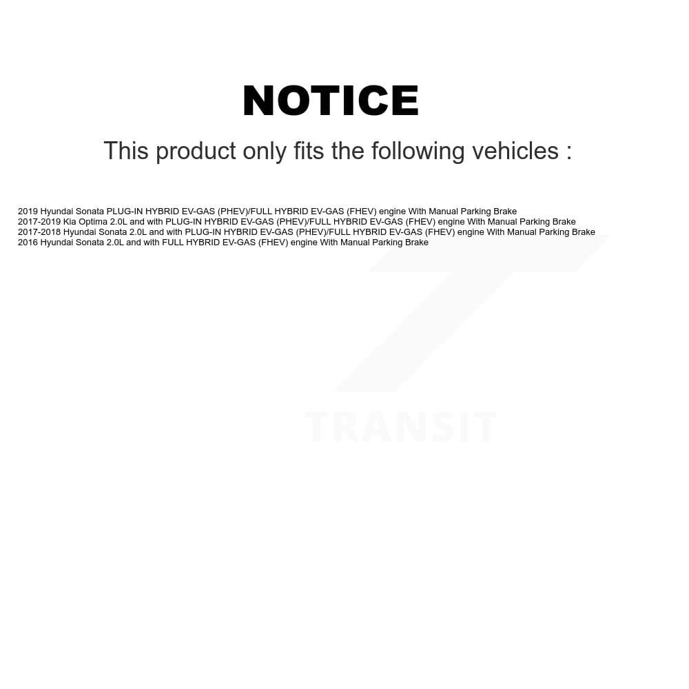 Transit Auto - KCG-100185S - Rear Disc Brake Kits image 24