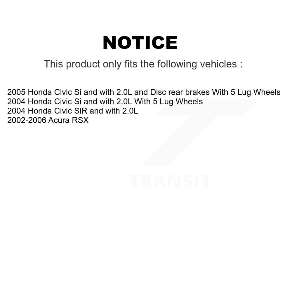 Transit Auto - KCG-100198P - Rear Disc Brake Kits image 24