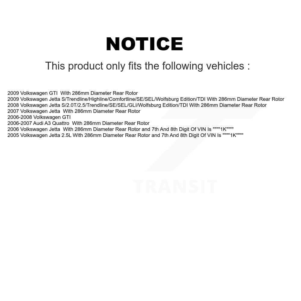 Transit Auto - KCG-100238P - Rear Disc Brake Kits image 24