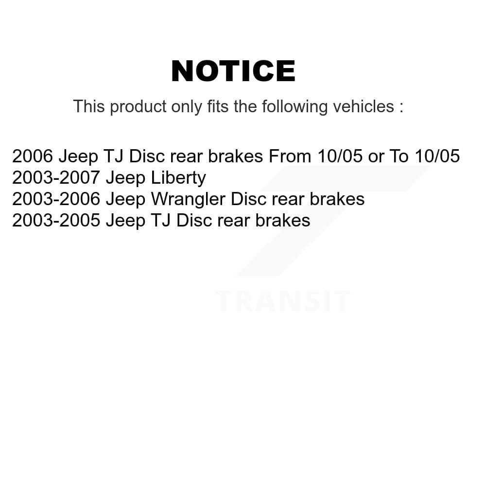 Transit Auto - KCG-100258T - Rear Disc Brake Kits image 24
