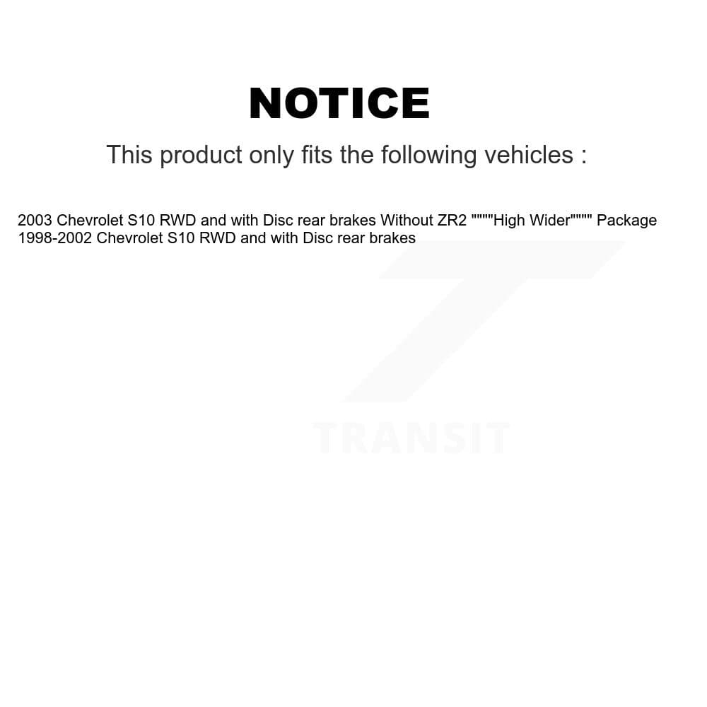 Transit Auto - KCG-100267C - Rear Disc Brake Kits image 24