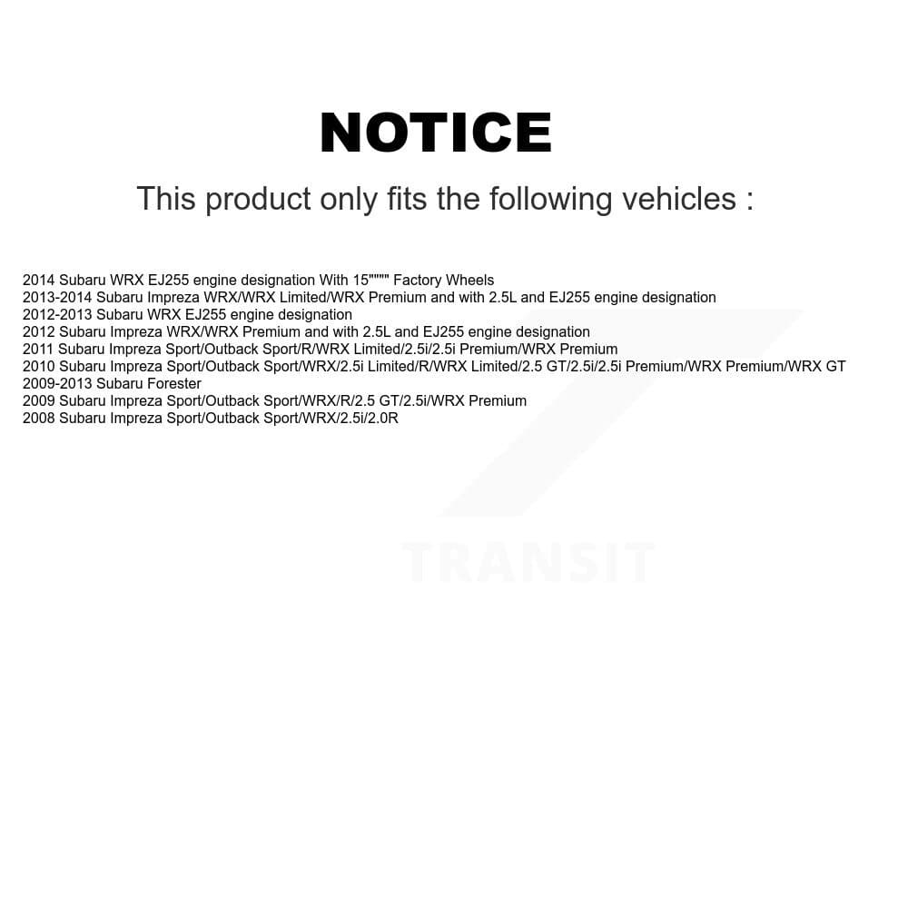 Transit Auto - KCG-100291P - Rear Disc Brake Kits image 24