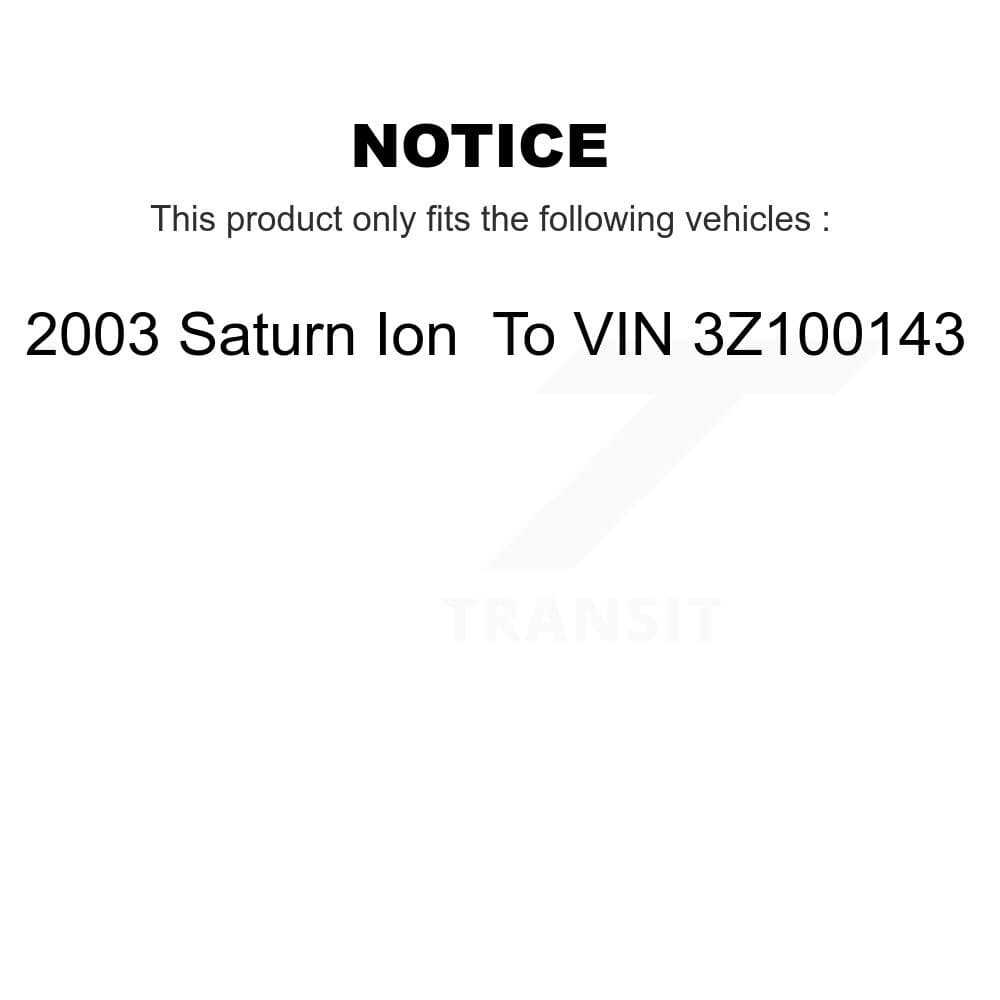 Transit Auto - KCG-100358S - Front and Rear Disc Brake Kits image 24