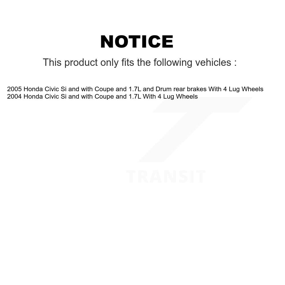 Transit Auto - KCG-100376S - Front and Rear Disc Brake Kits image 24
