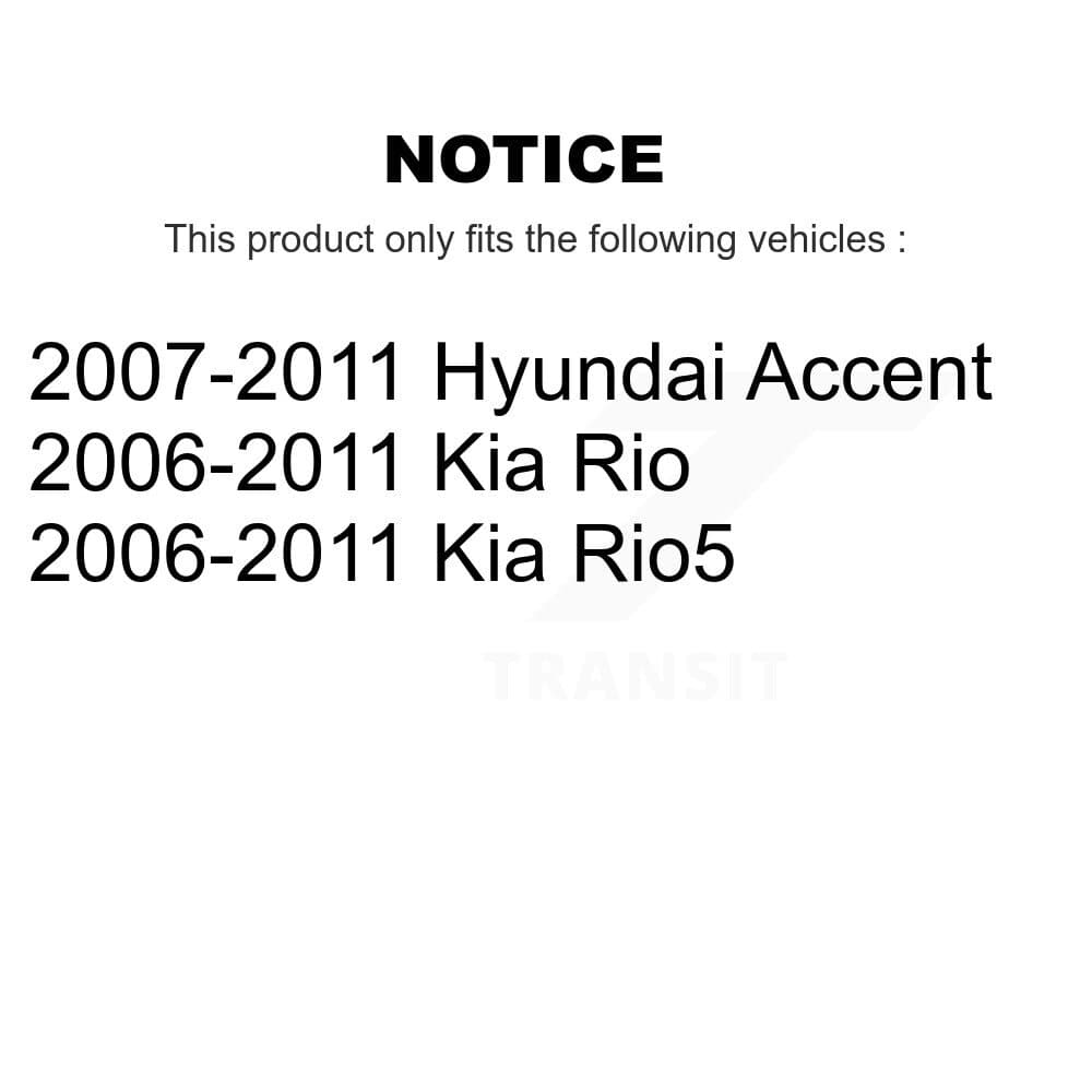 Transit Auto - KCG-100379P - Front and Rear Disc Brake Kits image 24