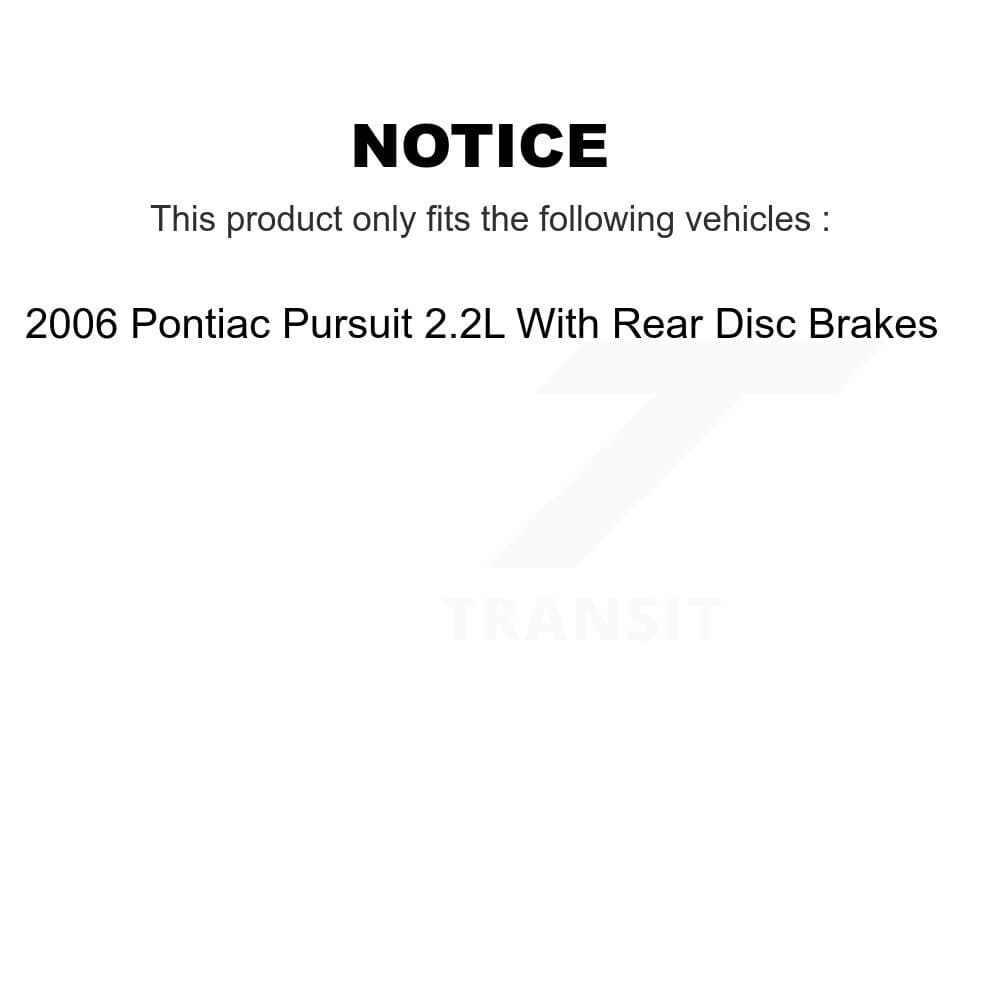 Transit Auto - KCG-100383P - Front and Rear Disc Brake Kits image 24