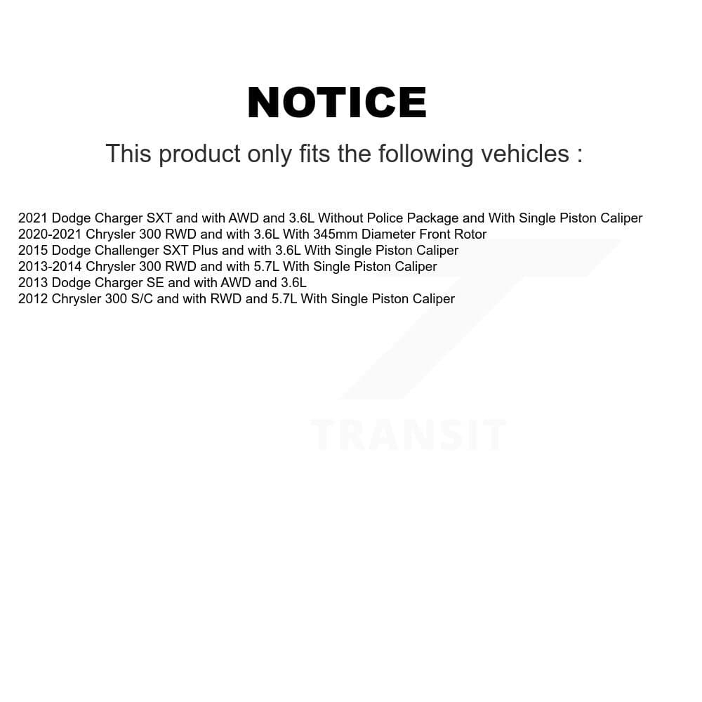 Transit Auto - KCG-100443C - Front Disc Brake Kits image 24