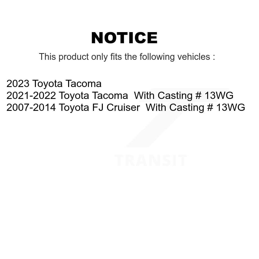 Transit Auto - KCG-100572N - Front Disc Brake Kits image 24