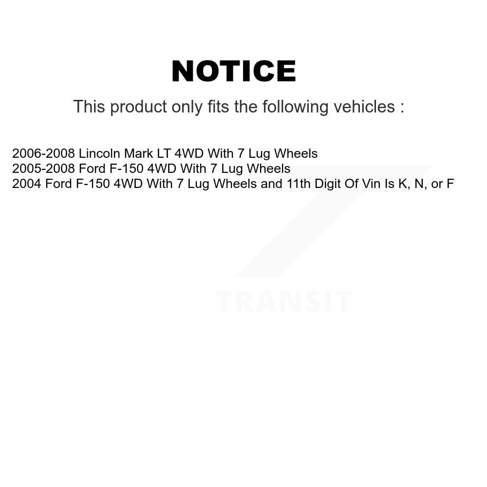 Transit Auto - KCG-100613P - Front Disc Brake Kits image 24