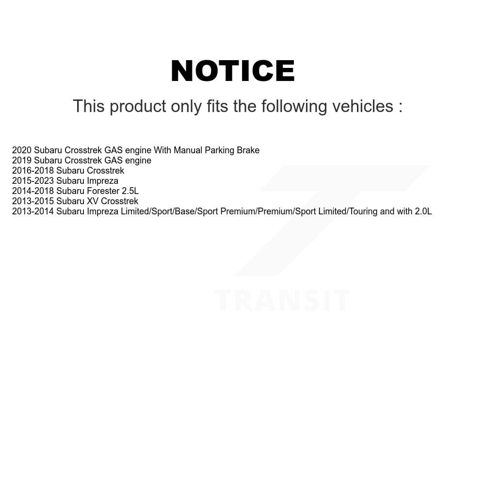 Transit Auto - KCG-100664N - Rear Disc Brake Kits image 24