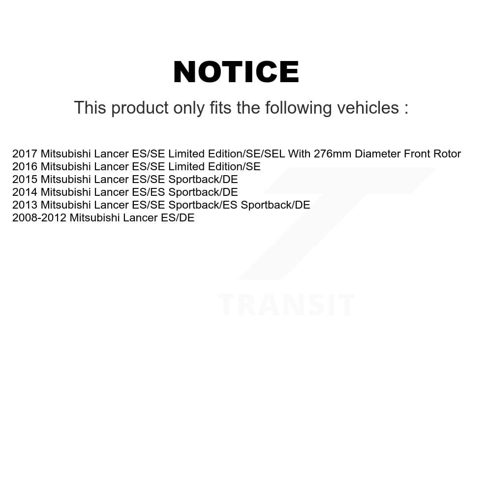 Transit Auto - KCG-100709P - Front Disc Brake Kits image 24