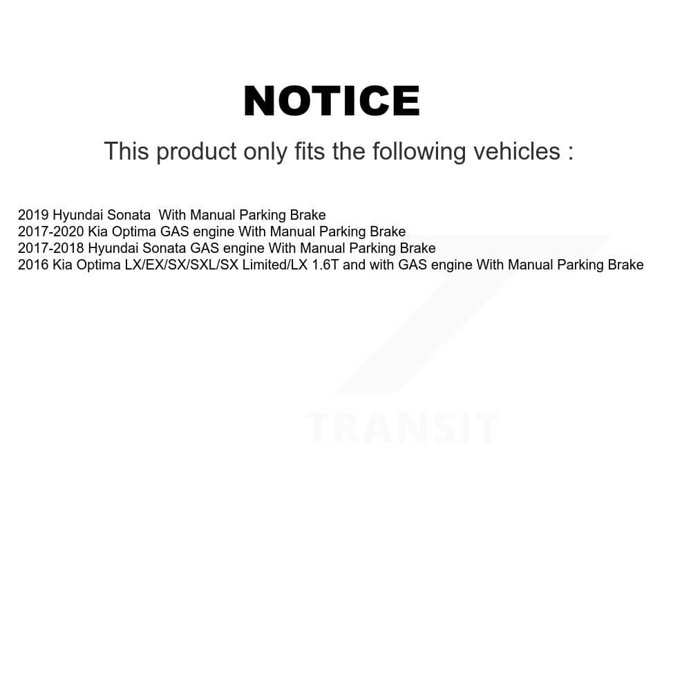 Transit Auto - KCG-100718N - Rear Disc Brake Kits image 24