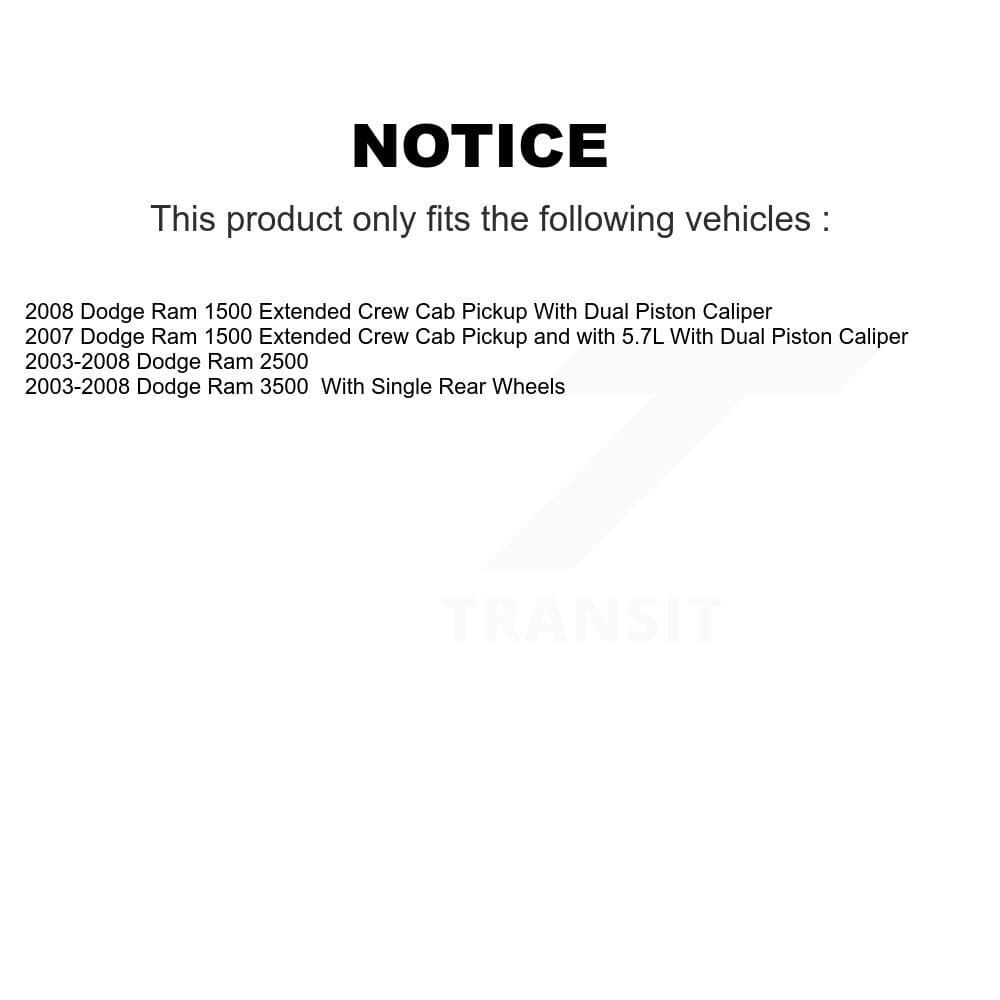 Transit Auto - KCG-100853P - Front and Rear Disc Brake Kits image 24