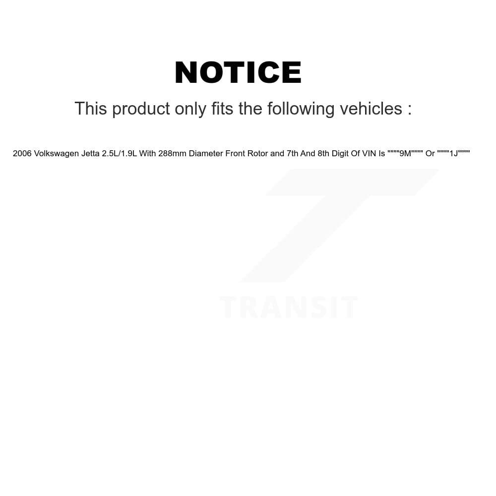 Transit Auto - KCG-100998P - Front and Rear Disc Brake Kits image 24