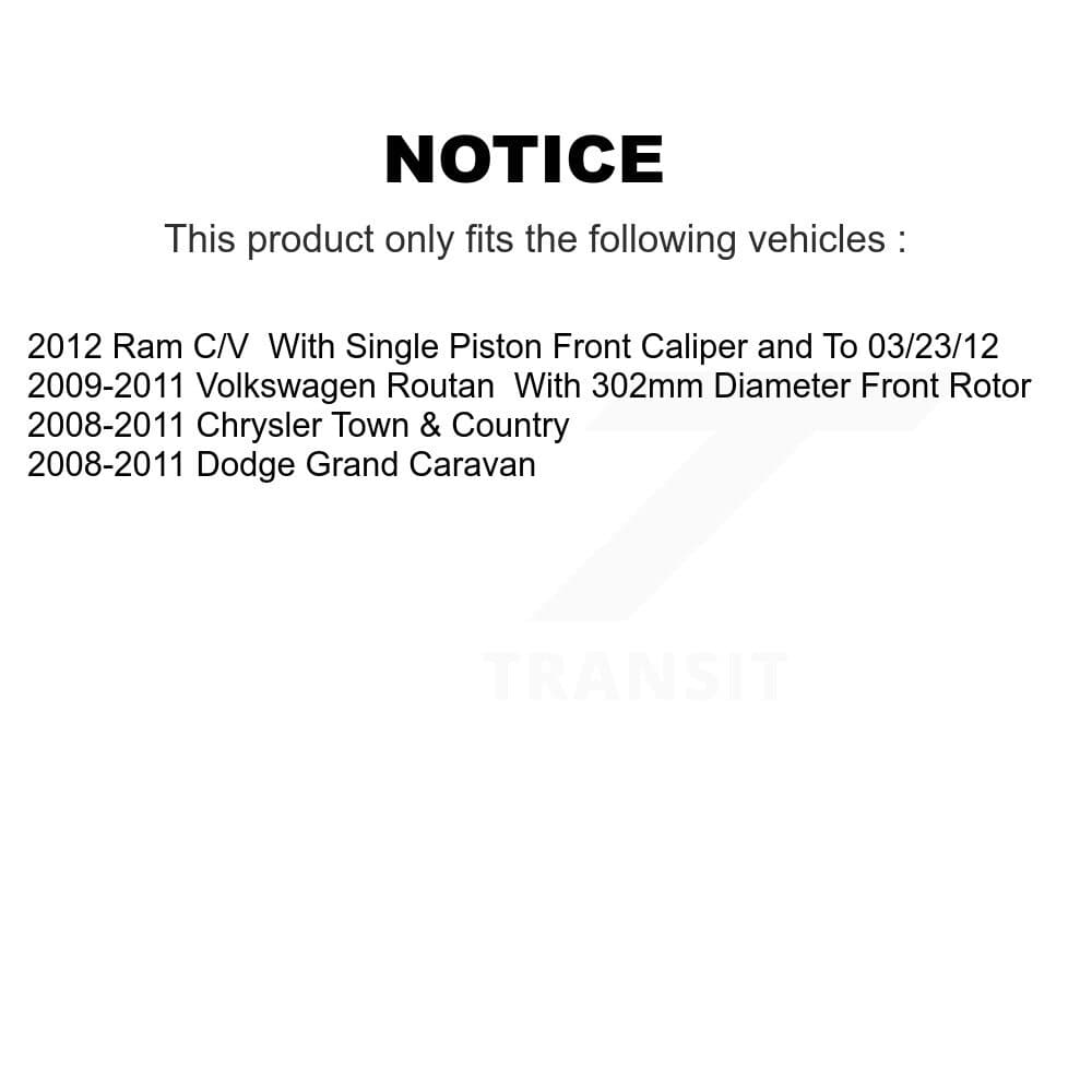 Transit Auto - KCG-101054S - Front and Rear Disc Brake Kits image 24