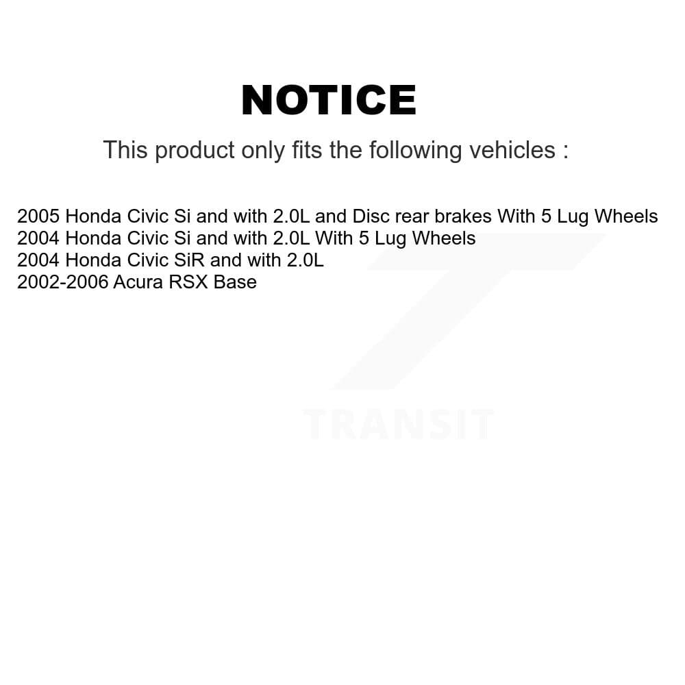 Transit Auto - KCG-101071S - Front and Rear Disc Brake Kits image 24