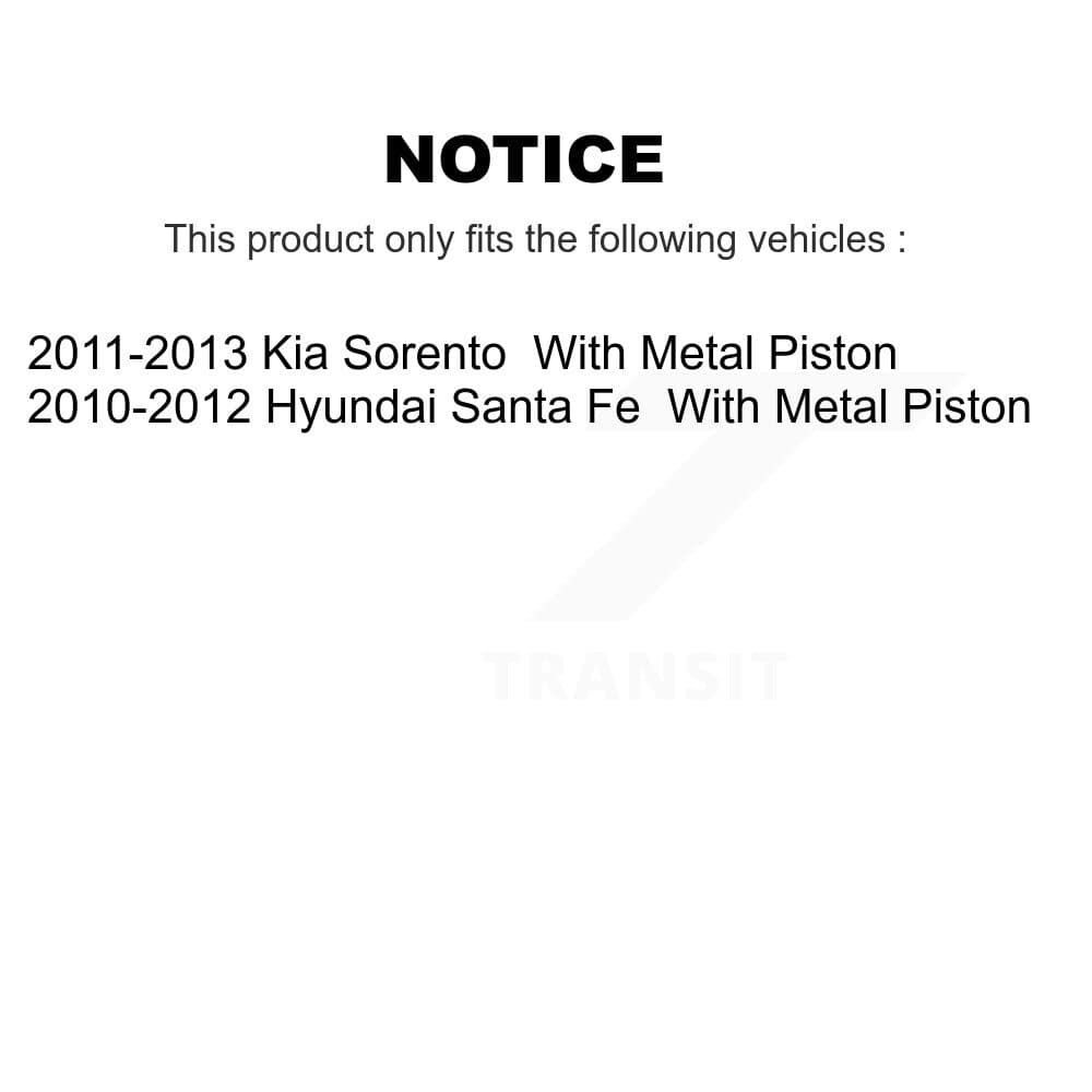 Transit Auto - KCG-101131C - Front and Rear Disc Brake Kits image 24