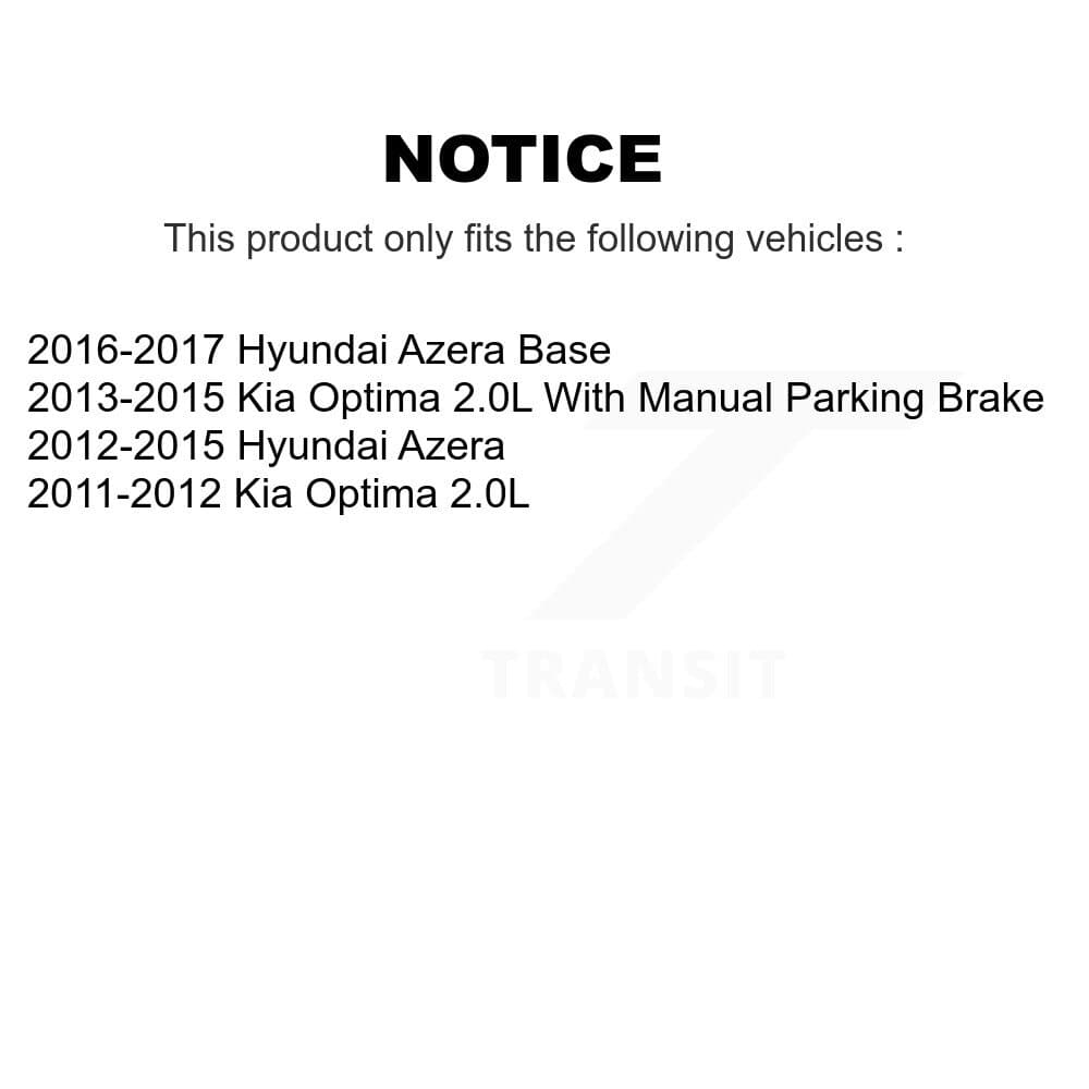 Transit Auto - KCG-101185N - Rear Disc Brake Kits image 24
