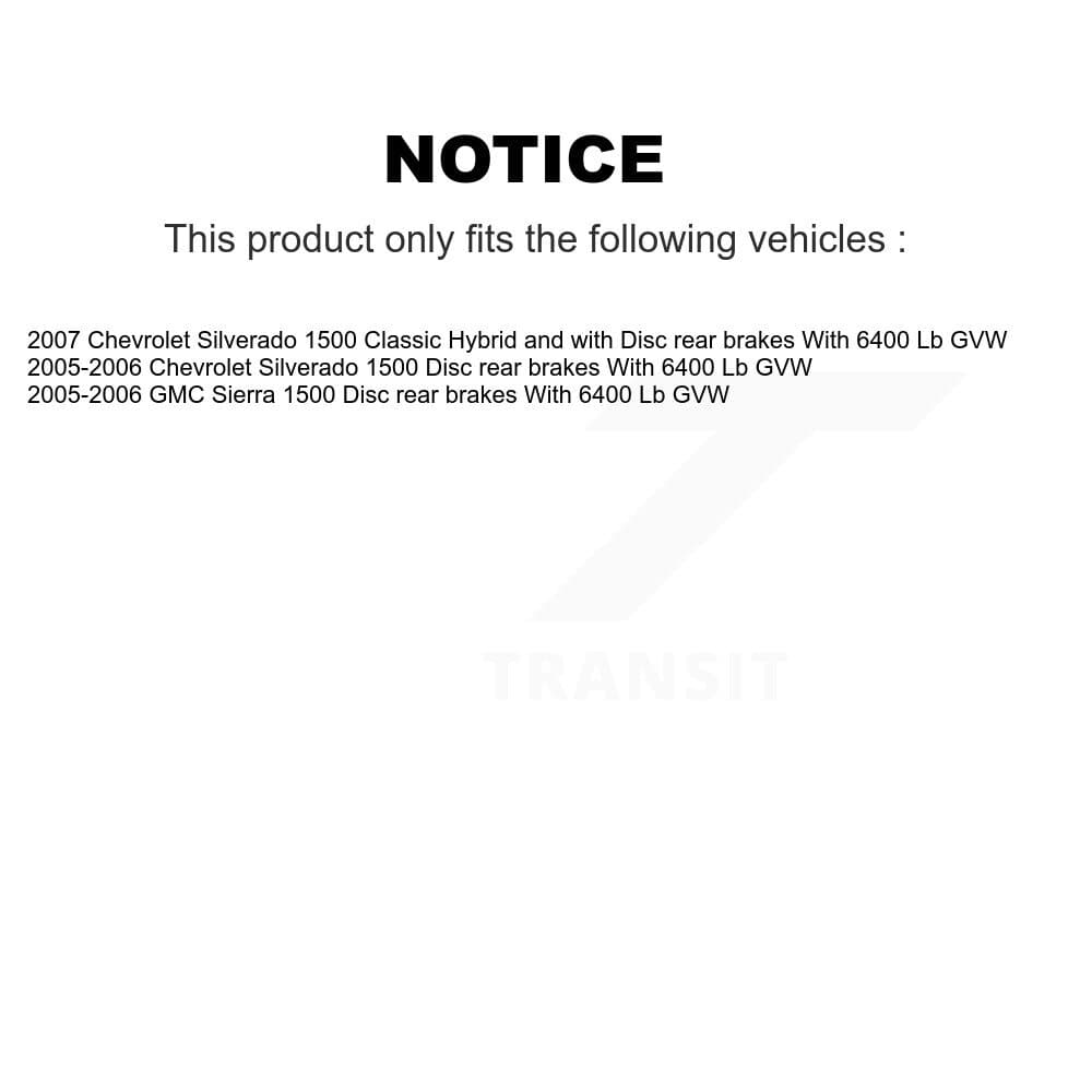 Transit Auto - KCG-101325N - Front and Rear Disc Brake Kits image 24