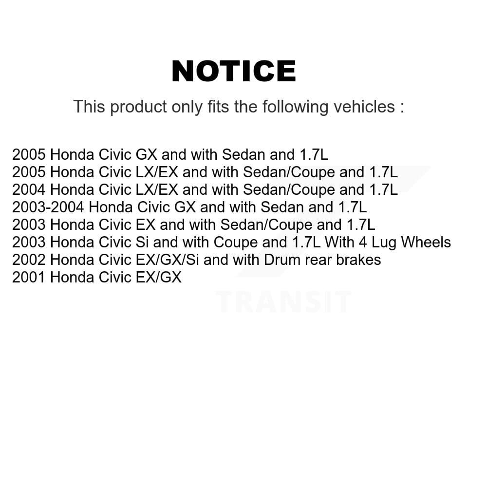 Transit Auto - KCG-101366N - Front and Rear Disc Brake Kits image 24