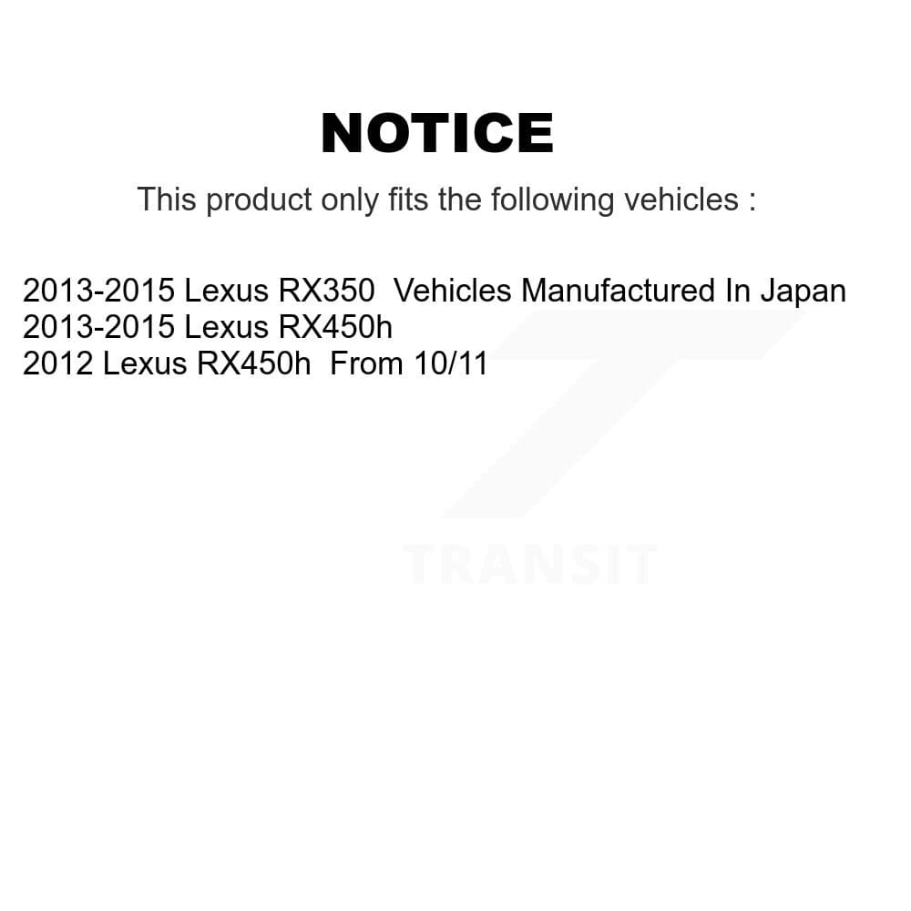 Transit Auto - KCG-101584N - Front and Rear Disc Brake Kits image 24