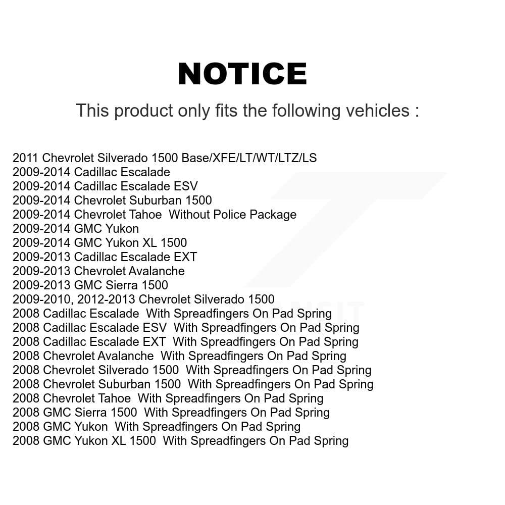 Transit Auto - KCG-102039N - Front and Rear Disc Brake Kits image 24