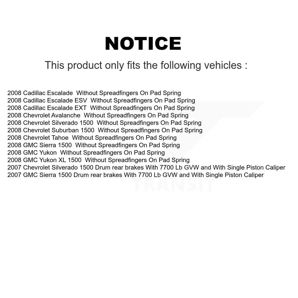 Transit Auto - KCG-102054N - Front and Rear Disc Brake Kits image 24