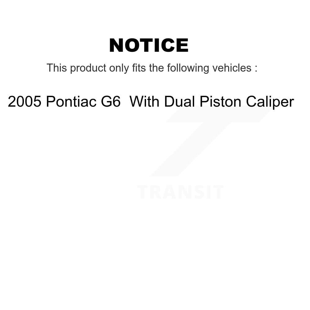 Transit Auto - KCG-102188N - Front and Rear Disc Brake Kits image 24