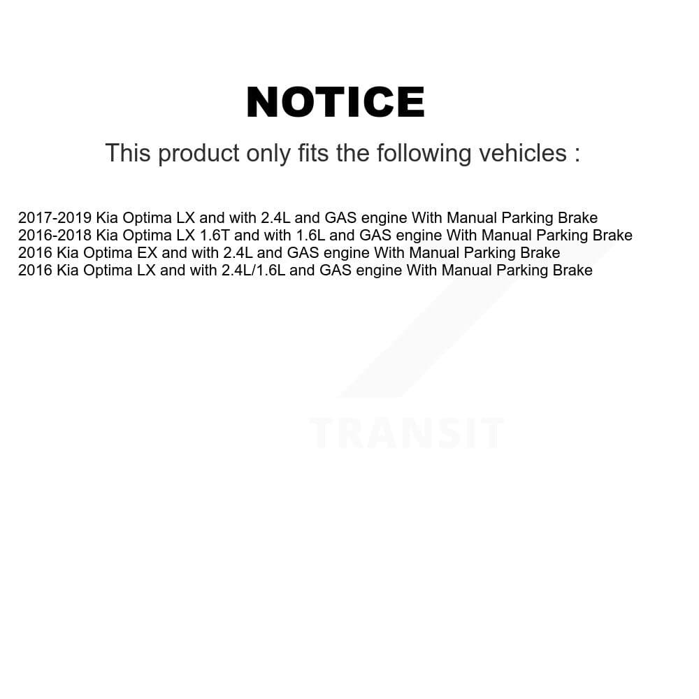 Transit Auto - KCG-102223N - Front and Rear Disc Brake Kits image 24