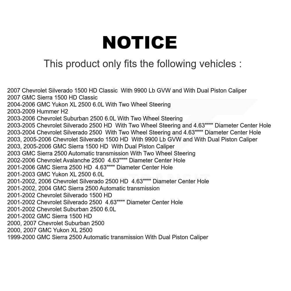 Transit Auto - KCG-102664N - Front and Rear Disc Brake Kits image 24