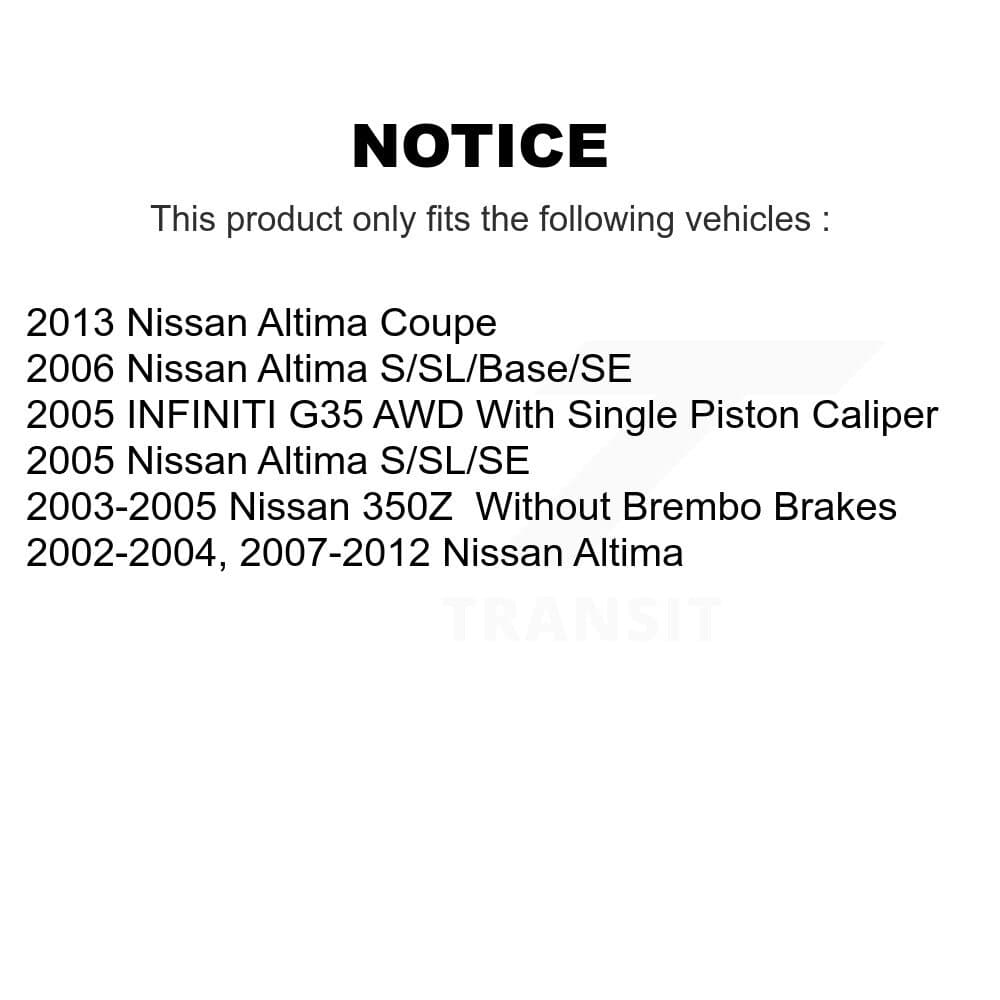 Transit Auto - KCN-100001 - Front and Rear Disc Brake Pad Kits image 14