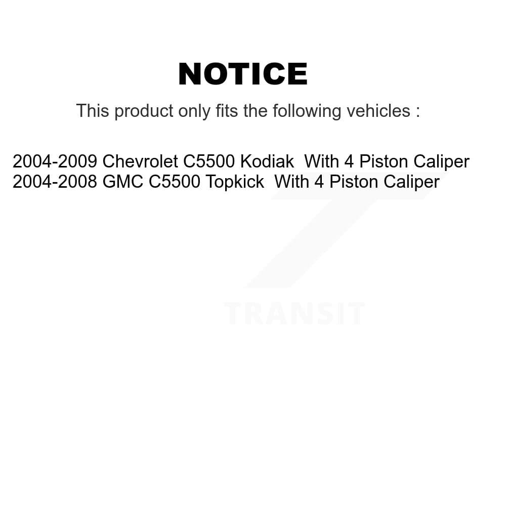 Transit Auto - KCN-100024 - Front and Rear Disc Brake Pad Kits image 14