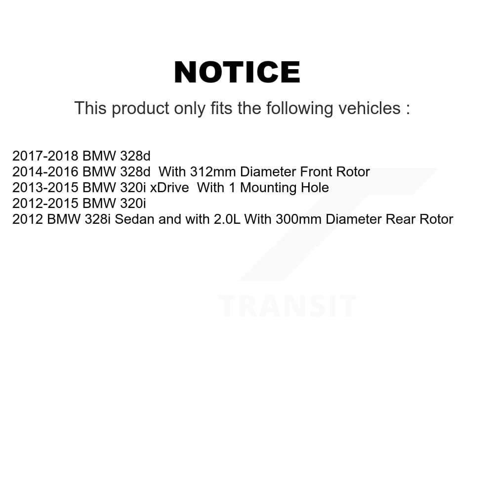 Transit Auto - KCN-100055 - Front and Rear Disc Brake Pad Kits image 14