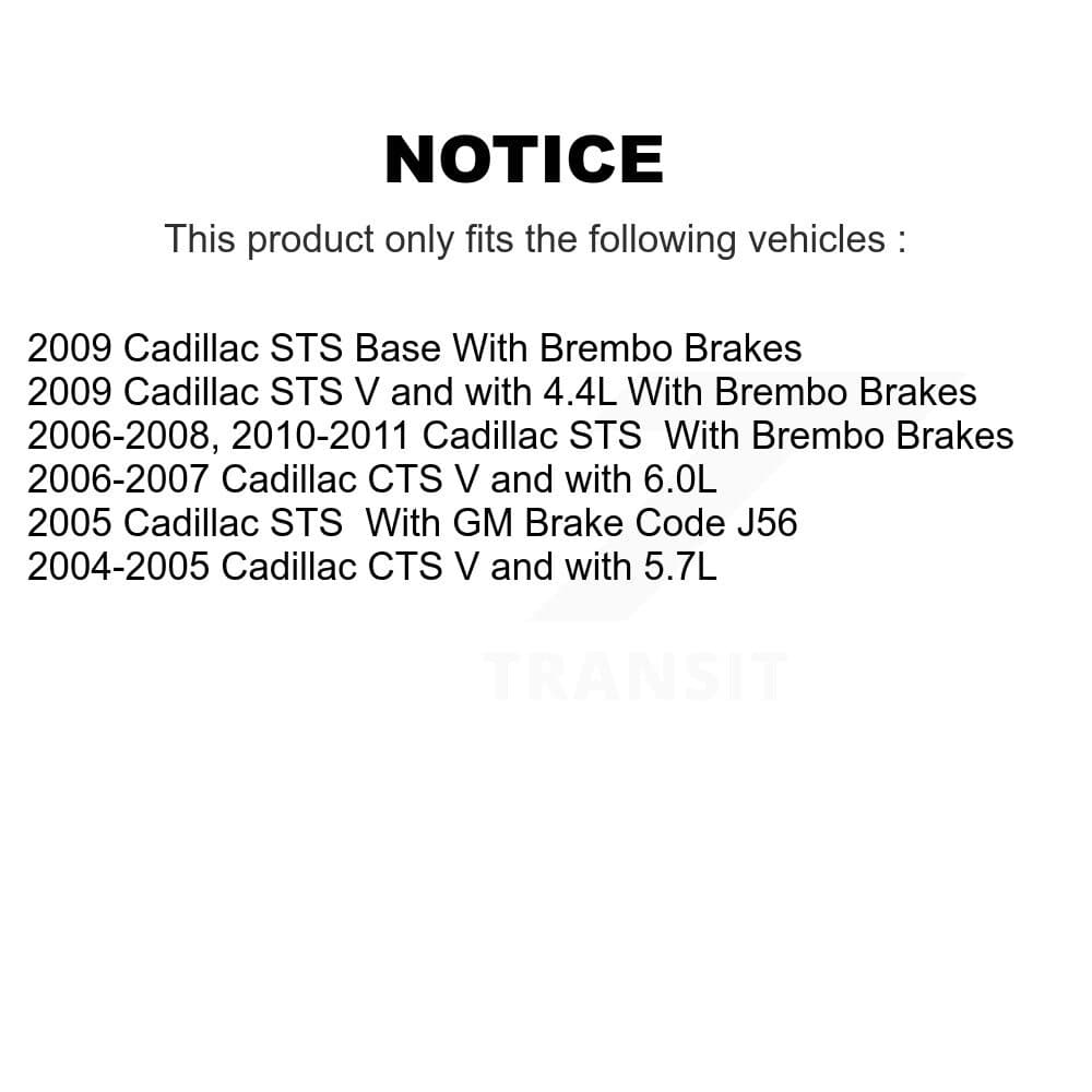 Transit Auto - KCN-100103 - Front and Rear Disc Brake Pad Kits image 14