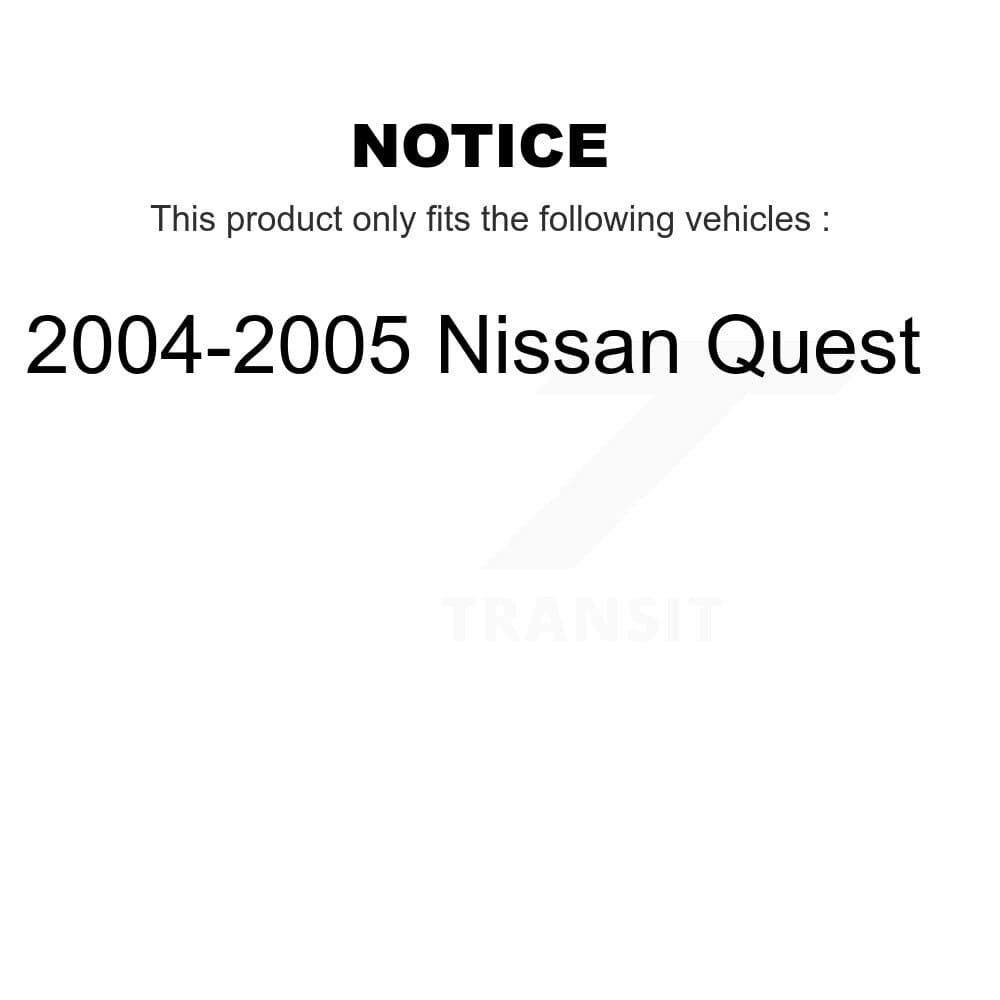 Transit Auto - KCN-100122 - Front and Rear Disc Brake Pad Kits image 14