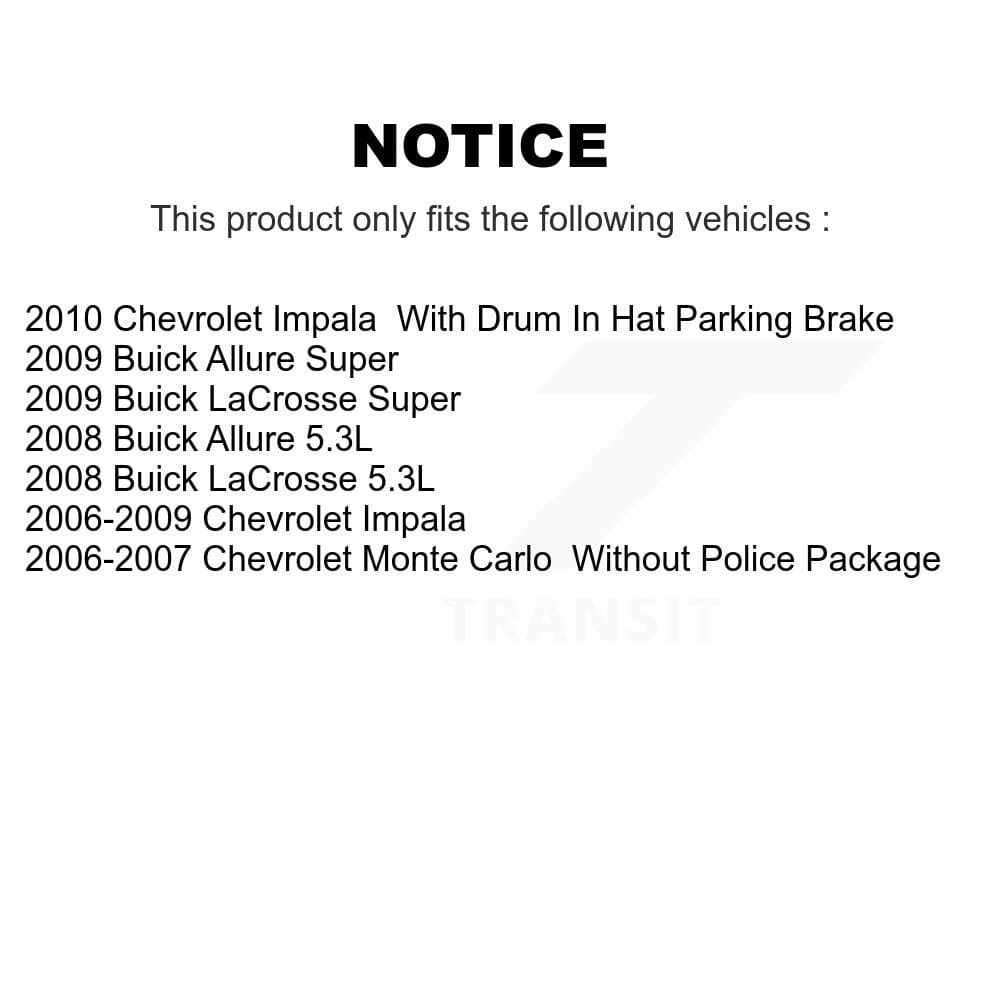 Transit Auto - KCN-100135 - Front and Rear Disc Brake Pad Kits image 14